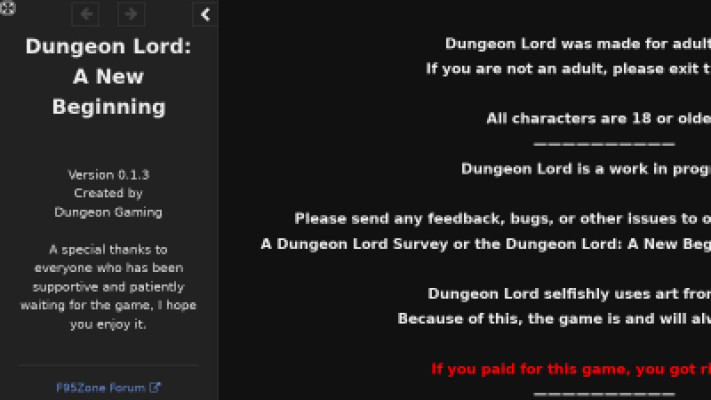 Dungeon Lord: A New Beginning