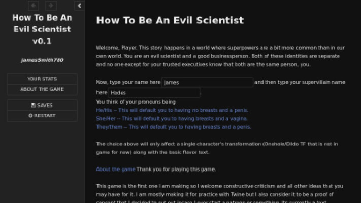 How To Be An Evil Scientist