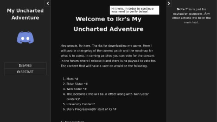 My Uncharted Adventure